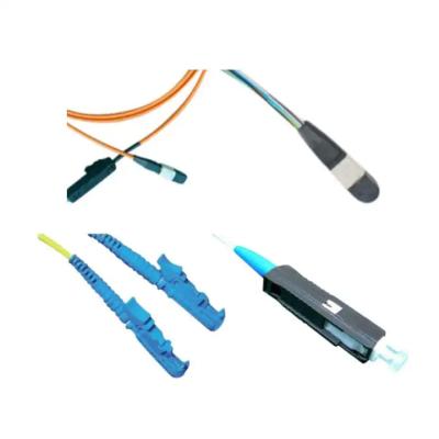 China MU MPO E2000 Fiber Optic Jumper Duplex 3.0mm LSZH 50/125 OM3 Fiber Optic Patch Cord Te koop