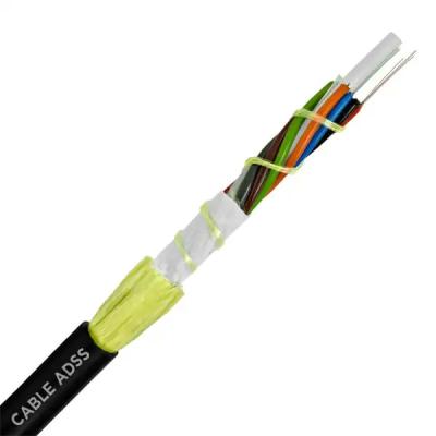 Cina Cavo ad fibra ottica ADSS per aria aperta 1 km Nero G655 G652D G657A1 G657A2 in vendita