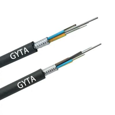 China 6 8 12 24 Core GYTA GYTS ADSS Cabos aéreos de fibra óptica de modo único à venda