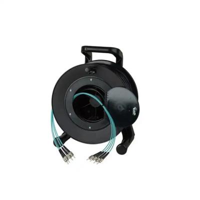 China SC FC ST LC Connector Retrátil Ethernet Táctico Fibra Óptica Cable Reel Para FTTH à venda