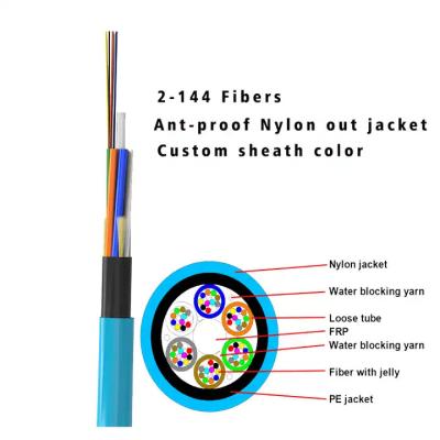 중국 마이크로 광섬유 케이블 공기 불어 멀티모드 2-144 코어 G652D 공기 불어 마이크로 케이블 판매용