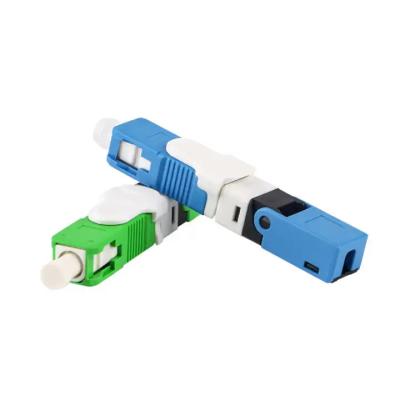 China Single Mode Fiber Optic Fast Connector SC UPC Fibra Optica Conector Rapido for sale