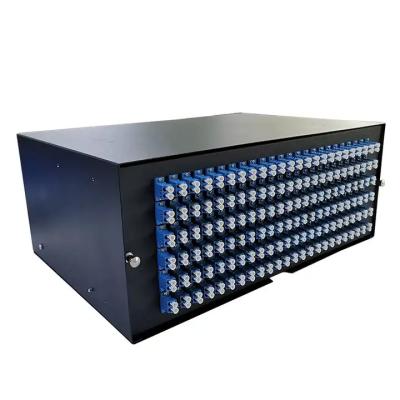 Cina 6U 96 144 288 Core Port Rack Mount ODF Splice Tray con LC SC FC ST Adapter / Fiber Pigtail in vendita