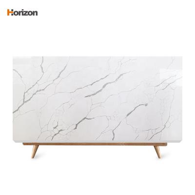 China Artificial quartz kitchen countertops quartz calacatta prices countertops slab against stone pollution for sale