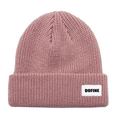 China JOINT RPET Eco Friendly 50%recycled polyester 50%acrylic knit beanie new design winter warm hat for sale