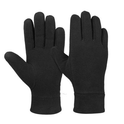 China Custom Breathability Winter Soft Gloves Running Thermal Ski Gloves Polar Fleece Sports For Women Mens for sale