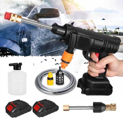 China Newest Chamber Car Wash MVM Car Wash Cordless Portable 24V Lithium Battery Water Gun Professional Spray Gun Wash Station for sale