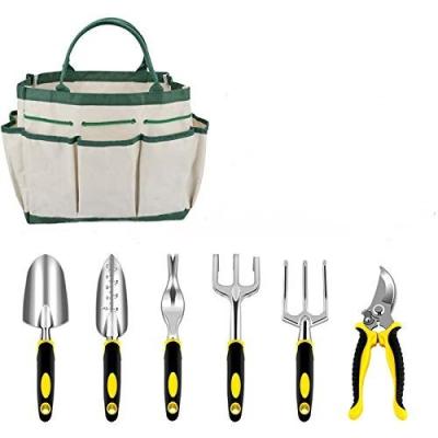 China MVM Garden Hand Carry Small Garden Bag With 5pcs Tool Kit Garden Tool Organizer Bag For Parent-child Campaign for sale