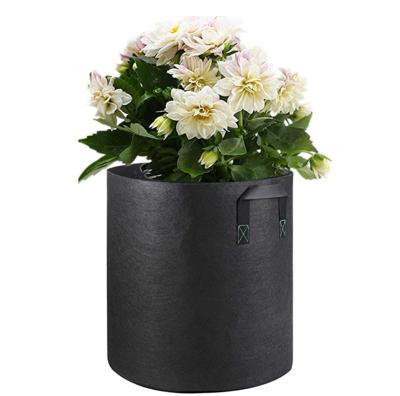 China Planting Customized MVM Grow Bags Deep Smart Plant Pots With Handles Nonwoven Fabric Pots For Flowers And Plants for sale