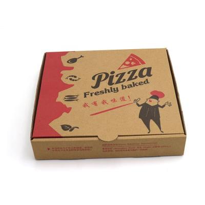 China Recyclable Wholesale Paper Cardboard Pizza Box Eco - Friendly Custom Printed for sale