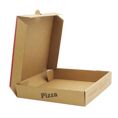 China Latest High Quality Wholesale Recyclable Strong Corrugated Brown Pizza Box Corrugated Pizza Box for sale