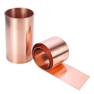 China C10200 Industrial Conductivity Copper Foil Adhesive Tape For Stained Glass Copper Tape Price Stocking for sale