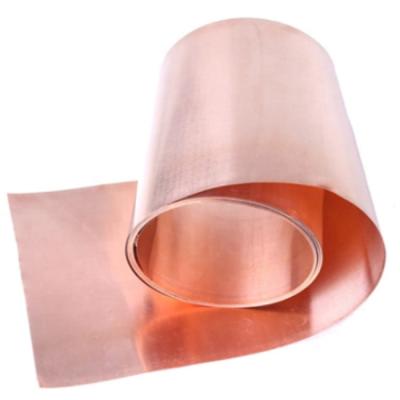 China Industrial Size C7025 Conductivity Copper Tape Red Copper Tape Stock Custom Copper Tape for sale