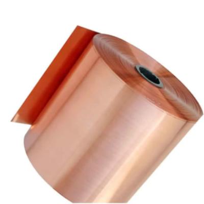 China Copper strips for LED driver copper foil for lithium battery current collector 50um thick copper foil for sale