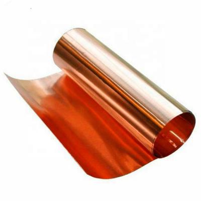 China Copper strips for LED vending copper foil for battery lab lithium electrolytic copper foil for sale