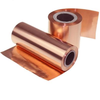 China Copper strips for LED factory direct sales T2 c1100 999 purity aluminum foil copper roll copper rolls for sale