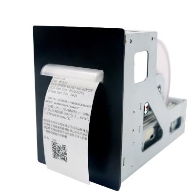 China OEM 58mm/60mm Metal Contract Panel Printer Kiosk Thermal Receipt Printer Black And White For Gas Station for sale