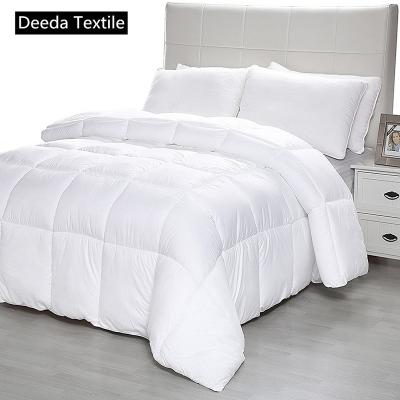 China Deeda factory hypoallergenic siliconized microfiber hotel washable duvet on sale for sale