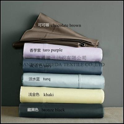 China luxury semi-combed cotton bed sheets wholesale for sale