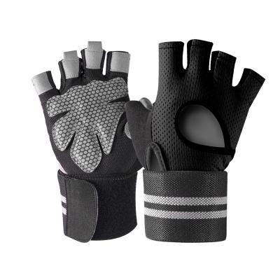 China Half Finger Motorcycle Gloves For New Style Goat Skin Bike Riding Shockproof Racing Gloves High Quality For Men Half Finger Cycling Glove for sale