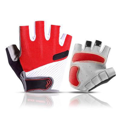 China Half Finger Netting Sports Half Finger Gloves Fitness Outdoor Cycling Gloves Riding Gloves Breathable 2 - 49 Pair for sale