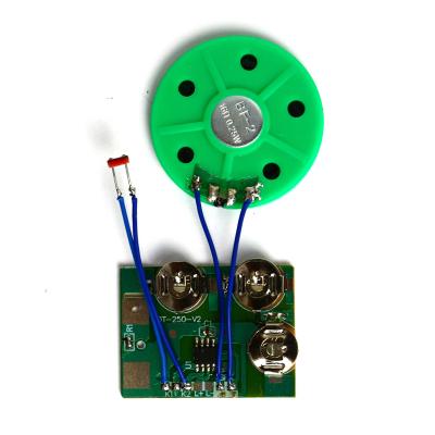 China Brochure In Stock Pre Recordable Light Sensor Sound Module For Greeting Card for sale