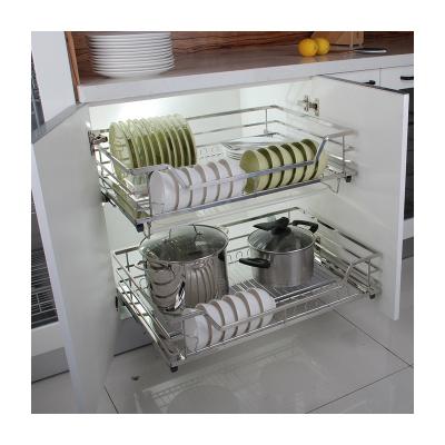 China Stocked Kitchen Stainless Steel Dish Drying Rack for sale