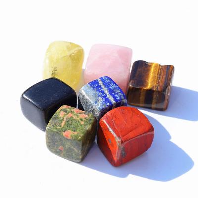 China Wholesale Natural Rough Tumbled Polished Raw Decorative Healing 7 Charka Seven Crystal Stone Set For Gift from China Rock for sale