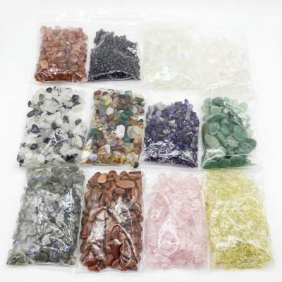 China China Wholesale Bulk 100g Quartz Tumbled Stones Healing Crystal Tumbled Stones Bulk For Home Decoration for sale