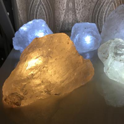 China China Wholesale Natural Rock Assorted Raw Crystals Rose Quartz Amethyst Crystal Rough Stone Night Light for sale