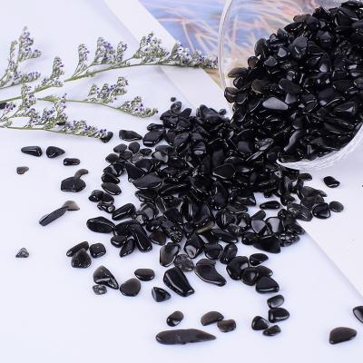 China China NEW Natural Raw Black Latge Obsidian Stone Crystal Ball for sale