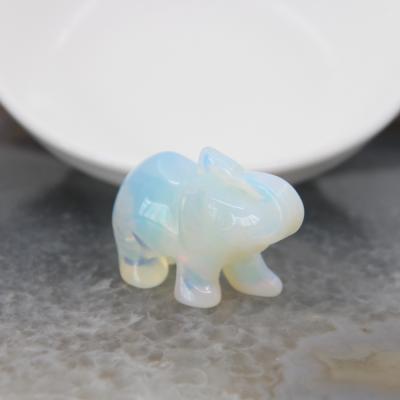 China Wholesale High Quality Natural Clear Amethyst Elephants Crystal Gemstone Carving Elephant Dream Quartz From China For Decoration Gifts for sale