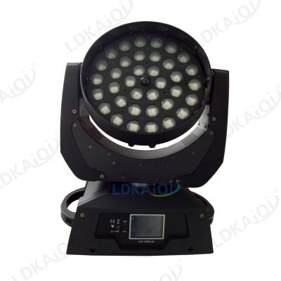 China 36X12W 6in1 Hotel Led Wash Zoom Head Light Moving Indoor Lighting For Wedding for sale