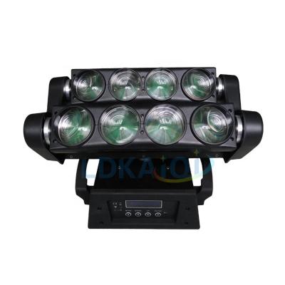 China add $25usd china led spider beam moving head light 8*10w ​​rgbw led spider beam moving head for sale