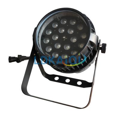 China Waterproof Zoom Led Stage Light 18PCS*10W RGBW 4in1 DJ Par LED Stage Light Par Can Party Stage Light for sale