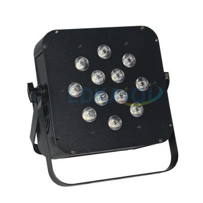 China Hotel Church Stage Lighting Led Battery 12X10W 5in1 Wireless Mini Apartment Led Par Light for sale