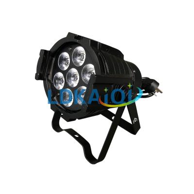 China Theme Park 7X9W RGB 3in1 Led DJ Lights Stage Par Light for sale