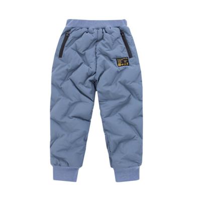 China SE1275 Cargo Pants Kids Boys Plaid Check Breathable Trousers 2021 Winter Winter Elastic Waist Lattice Breeches Long for sale