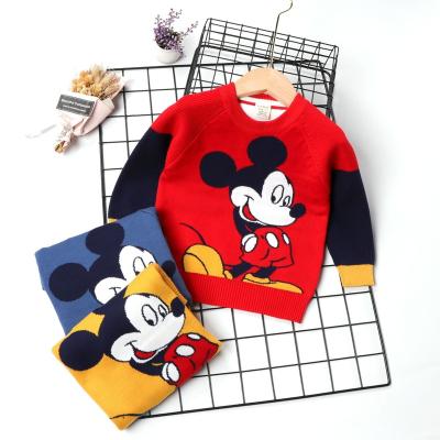 China SE5123 Viable Hot Sale Fashion Boys O-Neck Knit Sweater Long Sleeve Hollow Christmas Sweaters Oversized T-Shirt for sale