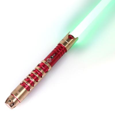 China Role play DAMIEN SABER economy lightsaber with 9 sets sound effect oscillation and smooth color change has low lit and proffie board for sale