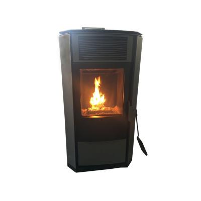 China Europe Fashion Style Sawdust Particle Burning Automatic Pellet Burner Fireplace for sale