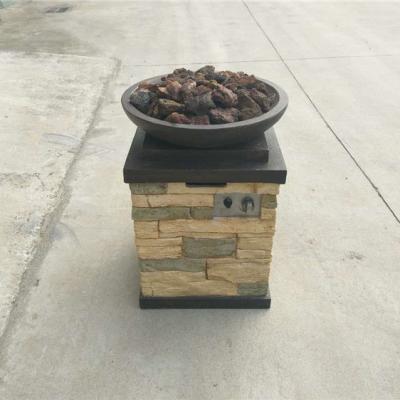 China Modern High Efficiency And Quality Gel Fuel Free Standing Outdoor Fireplace for sale