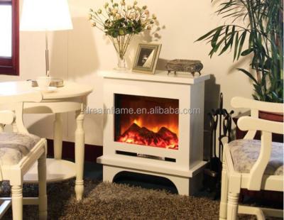 China Europe Quality Decor White Flame High Velocity Super Effect Electric Fireplace for sale