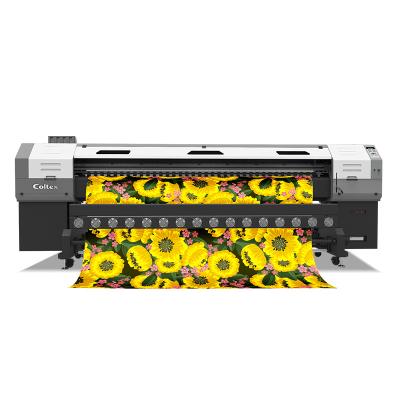 China Garment Shops Coltex 3.2m Dye Sublimation Polyester Textil Printer 8 Head i3200 High Speed ​​Plotter for sale