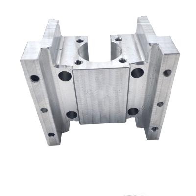 China Spindle Saddles Customized Precision CNC Milling Parts Machining Metal Block Machined Anodized Aluminum Parts for sale