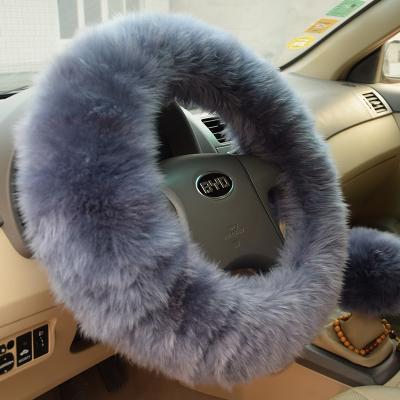 China Cute Perfectly Fit Rhinestone Wheel Cover Plush Steering Wheel Cover Plush Steering Wheel Cover Soft Steering Wheel Cover for sale