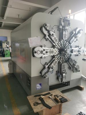 China 12 Äxte automatischer CNC-Draht-allgemeinhinbieger 2 - 6mm nockenloser Frühlings-ehemalige Draht-Maschine zu verkaufen