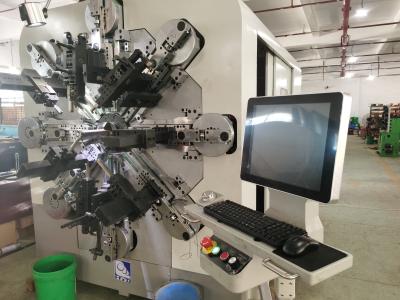 China Línea máquina del doblador del alambre de la primavera Camless del CNC de 12 hachas que arrolla de la rotación para 2 - 6m m en venta