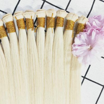 China 100%braid hair grade hand tied luxury hair weft extensions best quality Remy Cuticle Human Hair 100% hair for sale