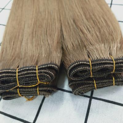 China 100% MACHINE SEWN Full Color #8 100%Virgin Remy Full Cuticle Human Hair HAIR Weft 100% Popular Cuticle Grade Hair Weft for sale